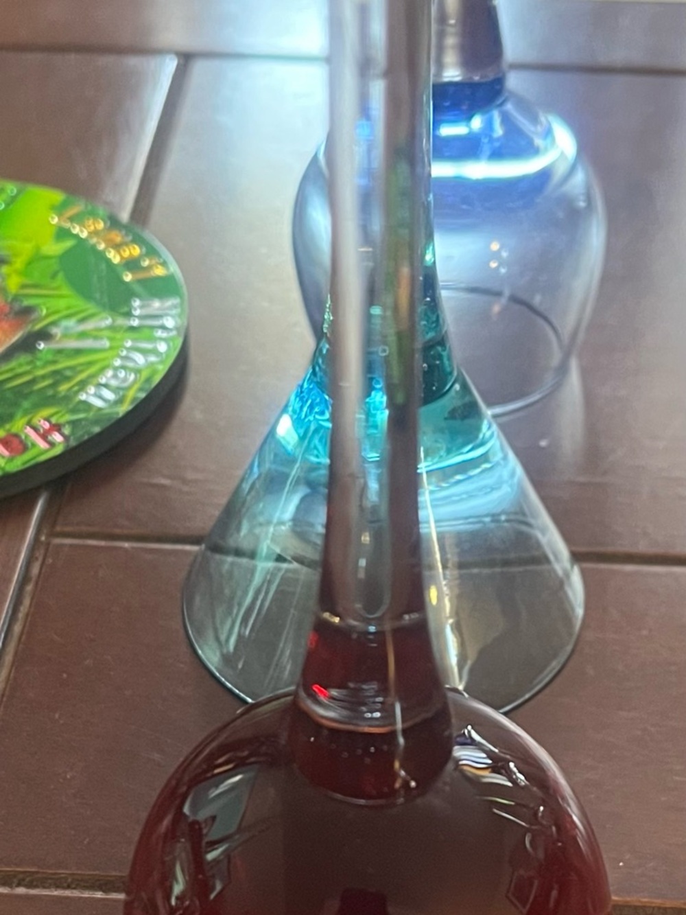 Handblown Glass barware- Multicolor Set - Picture 5 of 9